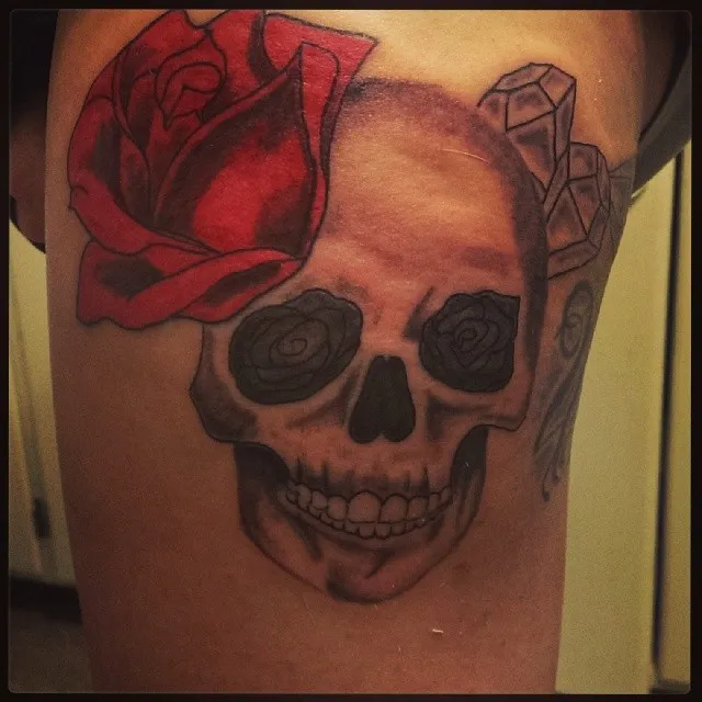 black & grey realism tattoo by TJ Cornelius at Fallen Raven Tattoo Studio in Simpsonville, SC