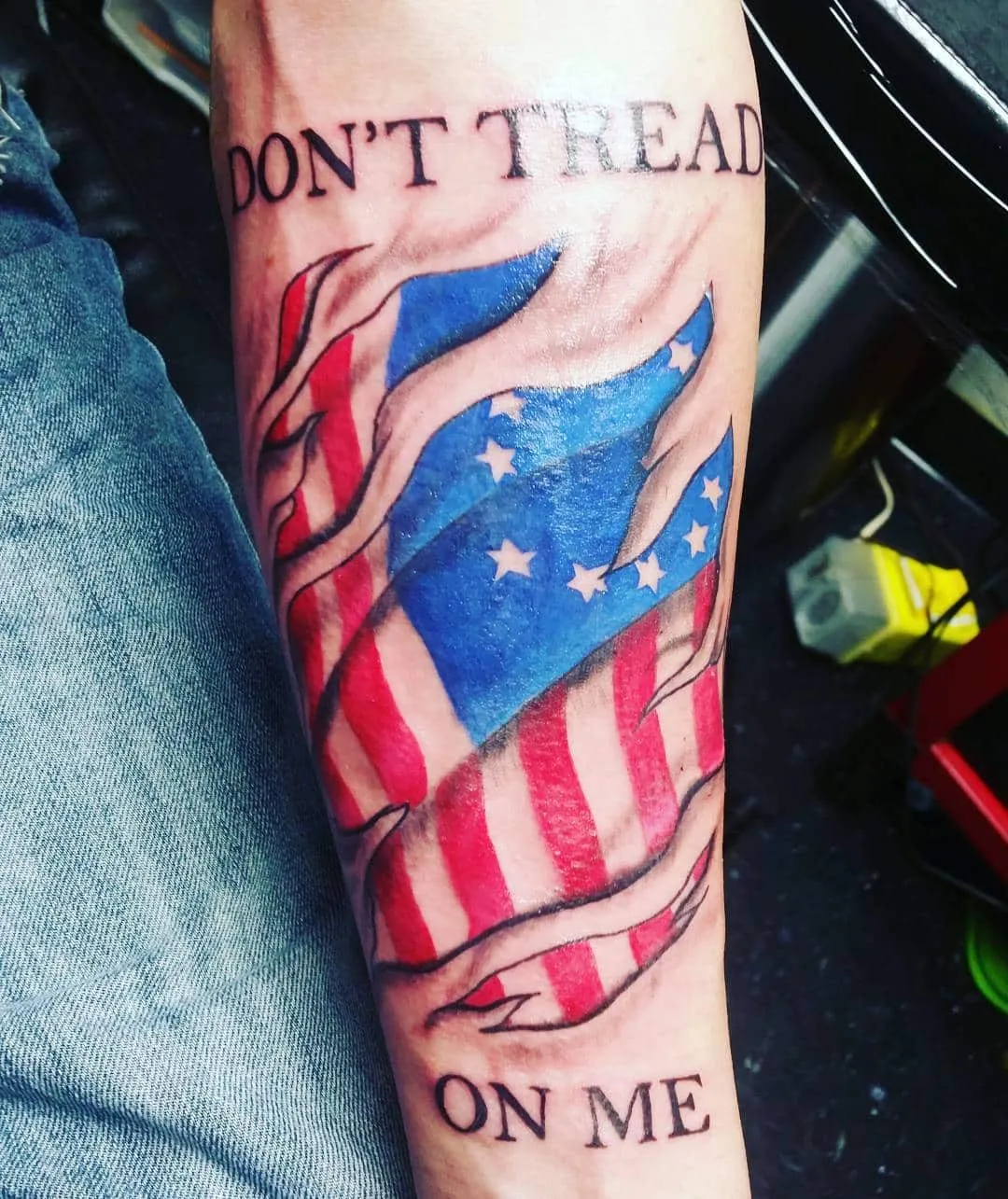 custom tattoos tattoo by TJ Cornelius at Fallen Raven Tattoo Studio in Simpsonville, SC