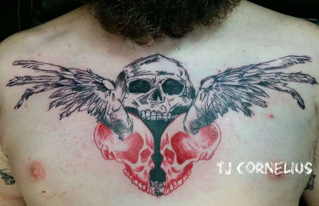 black & grey realism tattoo by TJ Cornelius at Fallen Raven Tattoo Studio in Simpsonville, SC