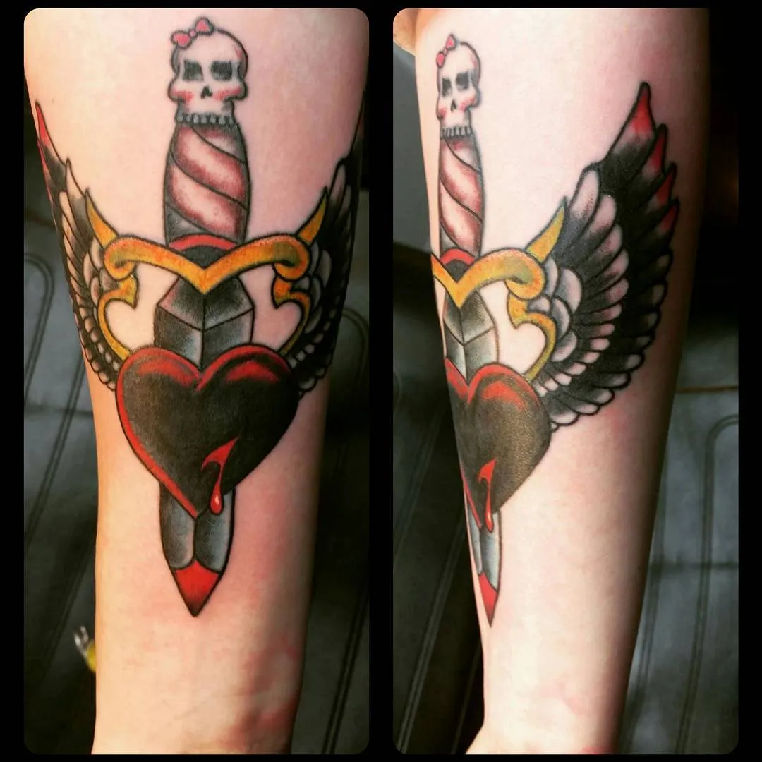 custom tattoos tattoo by TJ Cornelius at Fallen Raven Tattoo Studio in Simpsonville, SC