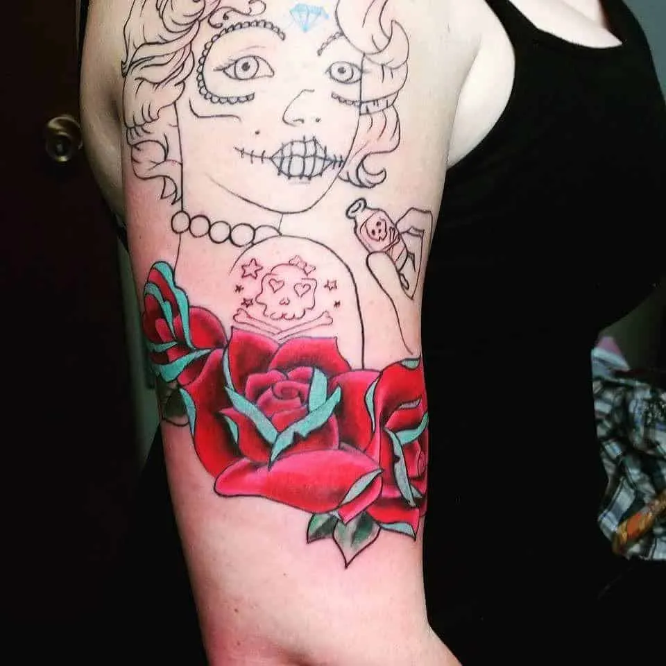 custom tattoos tattoo by TJ Cornelius at Fallen Raven Tattoo Studio in Simpsonville, SC