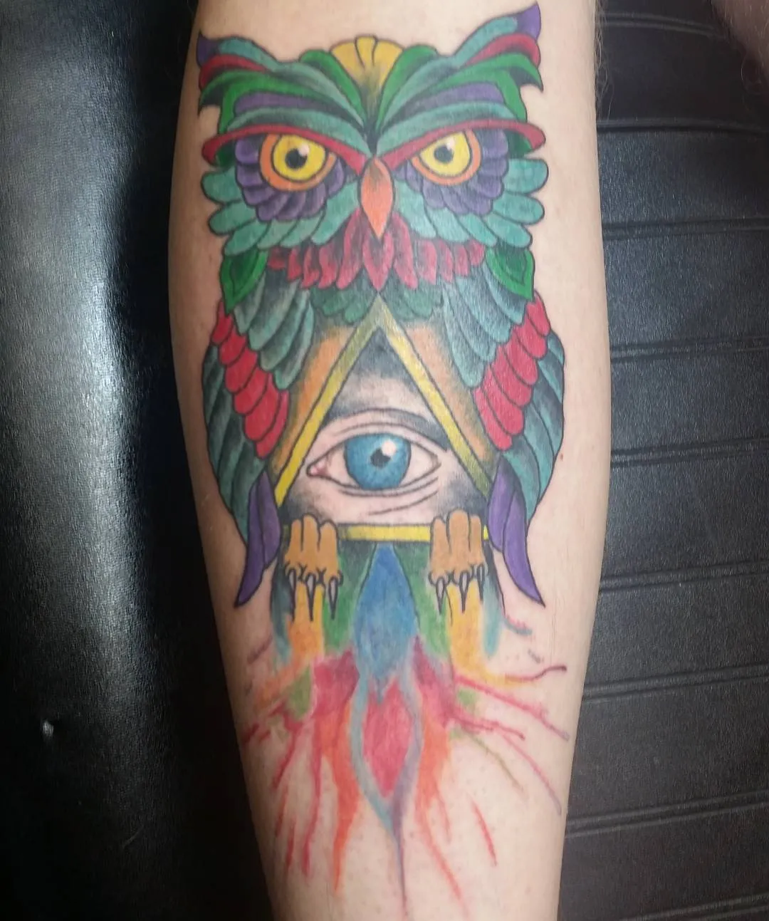 custom tattoos tattoo by TJ Cornelius at Fallen Raven Tattoo Studio in Simpsonville, SC
