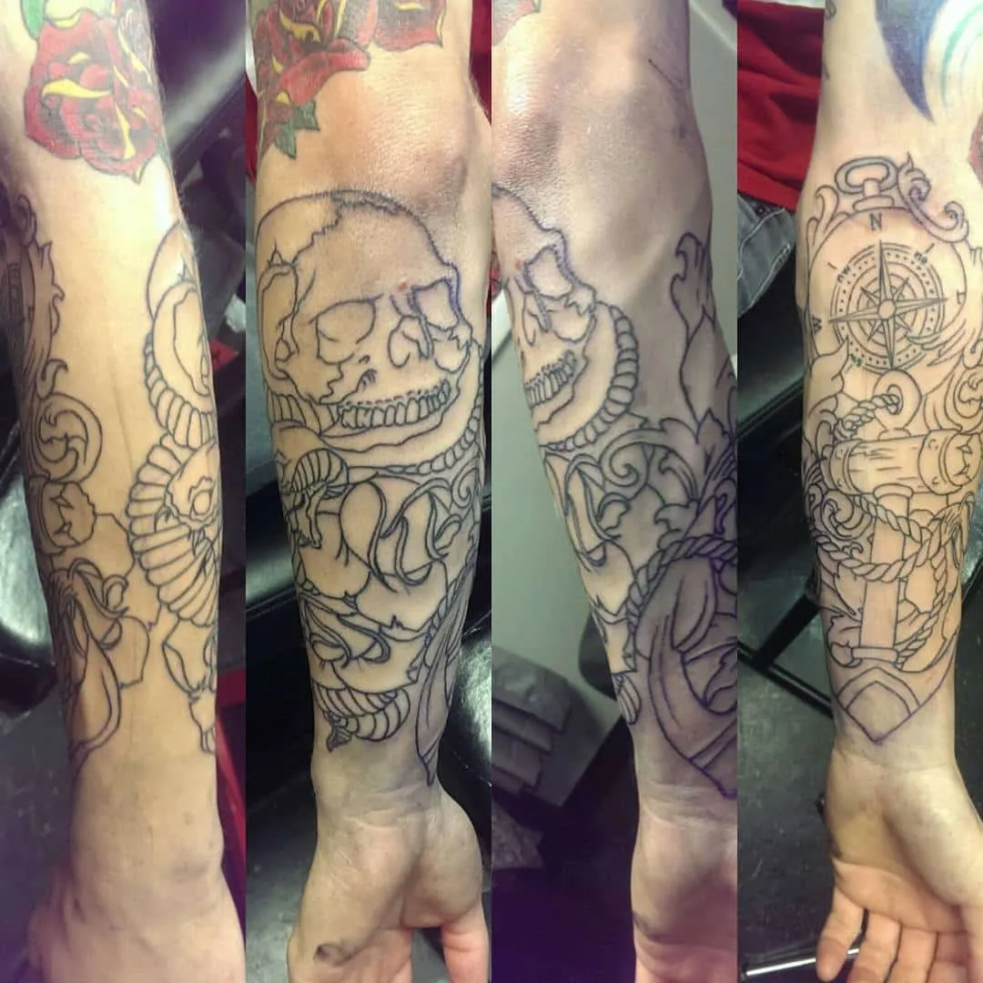 cover-ups tattoo by TJ Cornelius at Fallen Raven Tattoo Studio in Simpsonville, SC