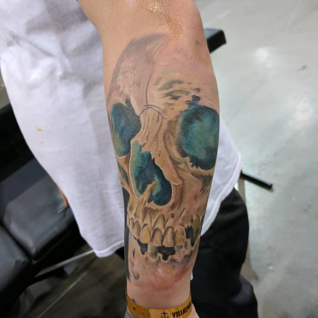 custom tattoos tattoo by TJ Cornelius at Fallen Raven Tattoo Studio in Simpsonville, SC