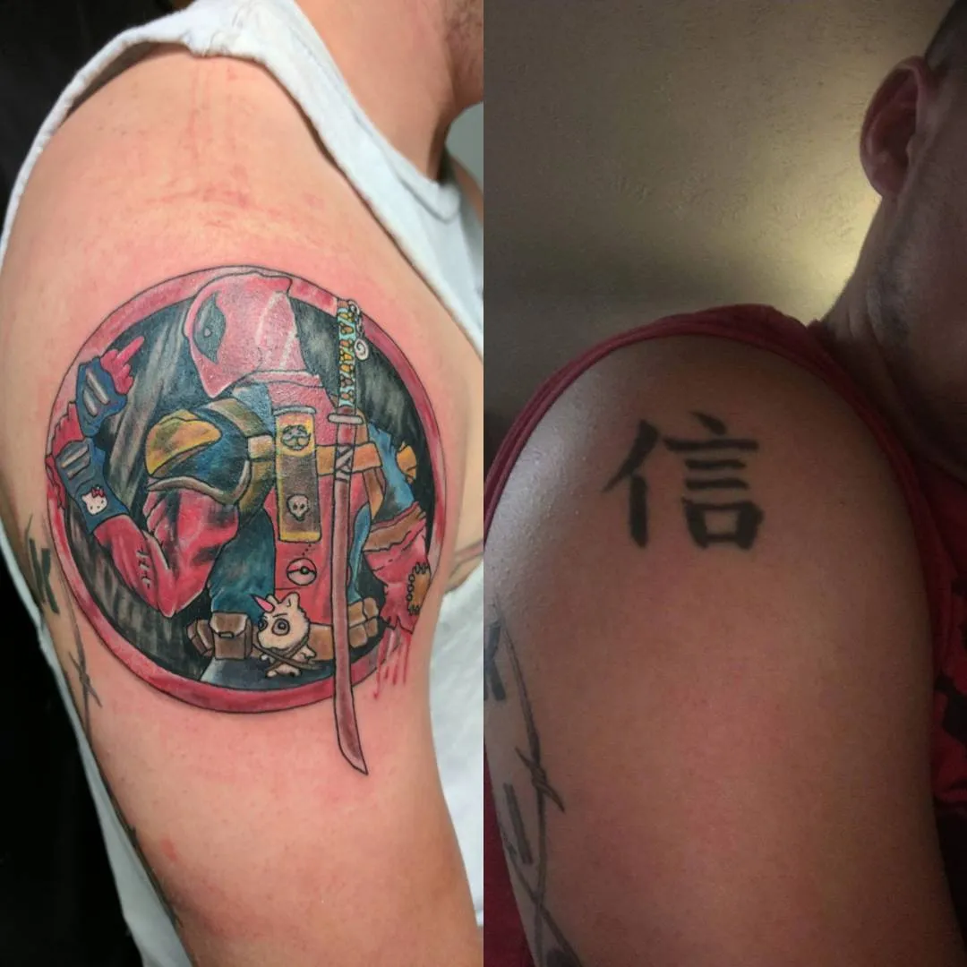 custom tattoos tattoo by TJ Cornelius at Fallen Raven Tattoo Studio in Simpsonville, SC