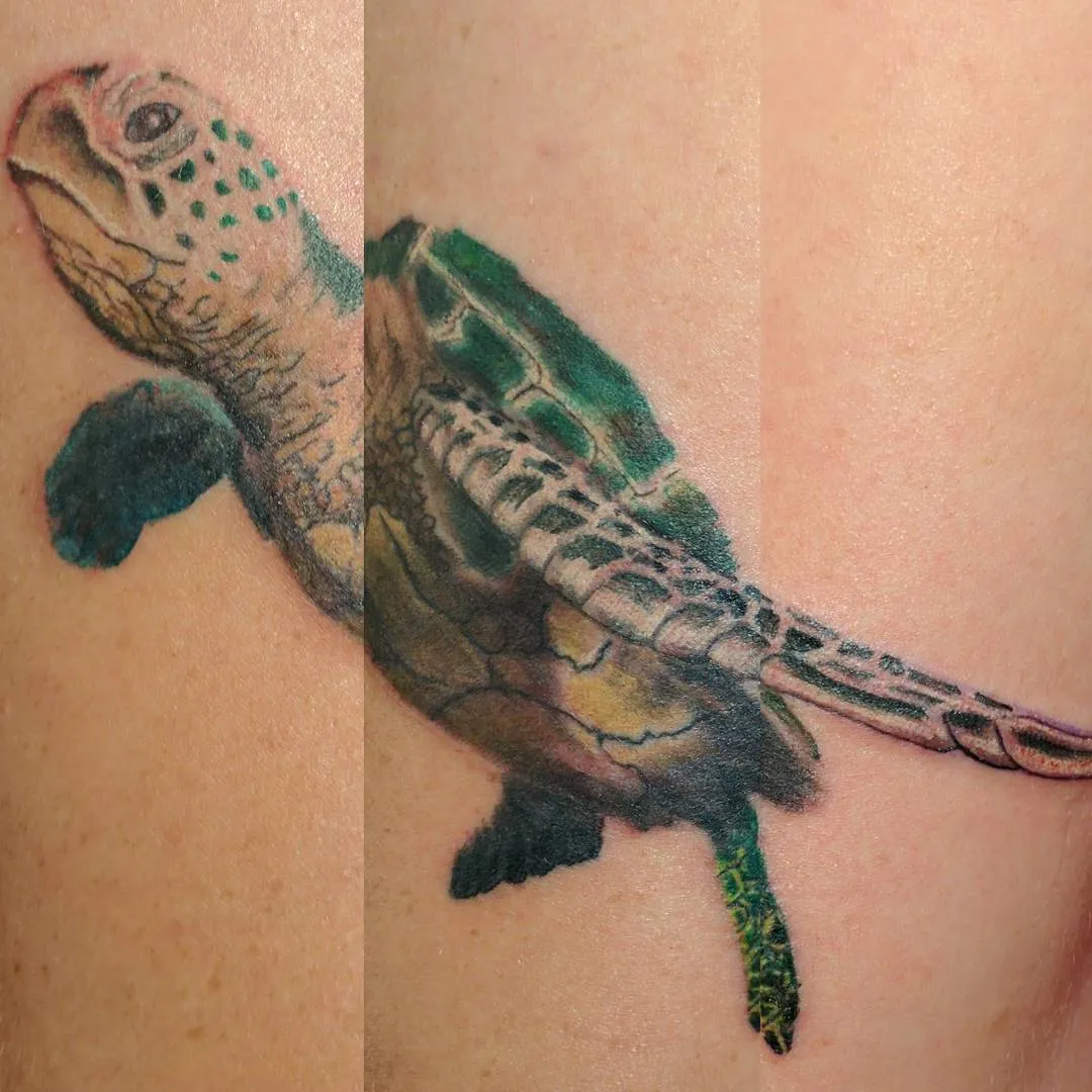 custom tattoos tattoo by TJ Cornelius at Fallen Raven Tattoo Studio in Simpsonville, SC
