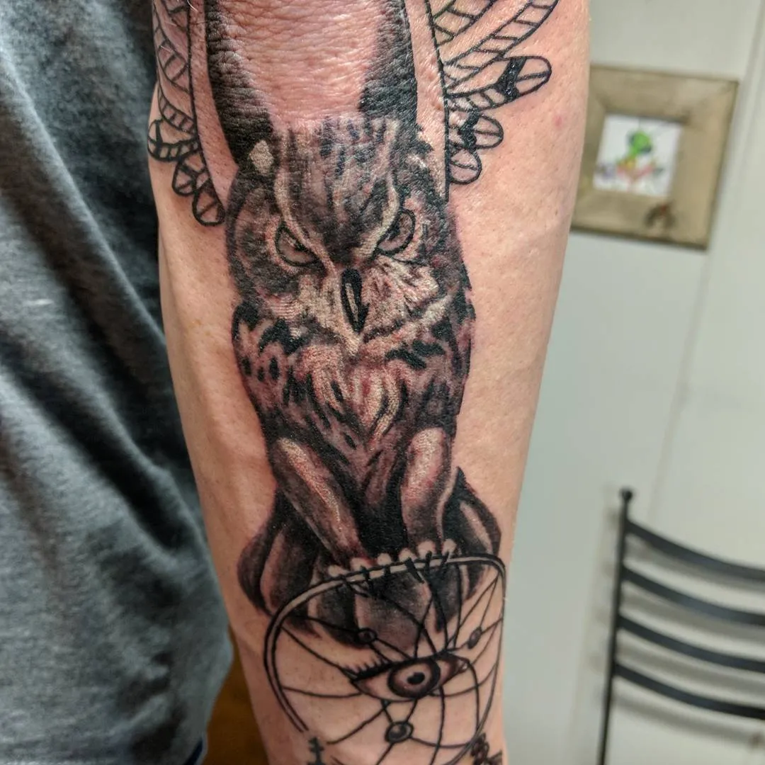black & grey realism tattoo by TJ Cornelius at Fallen Raven Tattoo Studio in Simpsonville, SC