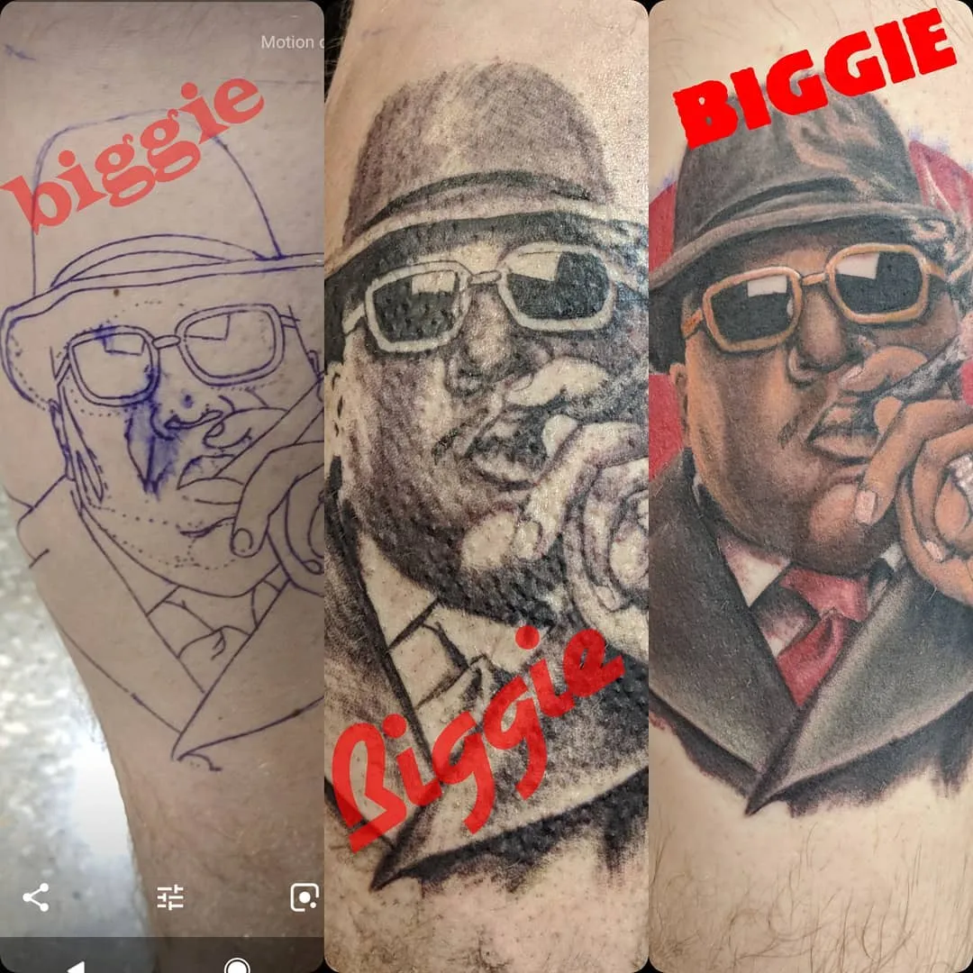 custom tattoos tattoo by TJ Cornelius at Fallen Raven Tattoo Studio in Simpsonville, SC