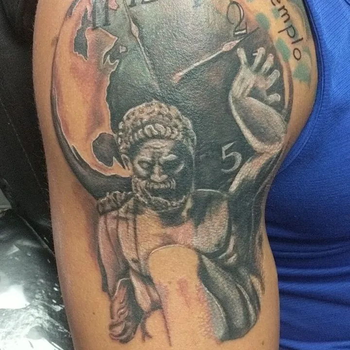 custom tattoos tattoo by TJ Cornelius at Fallen Raven Tattoo Studio in Simpsonville, SC