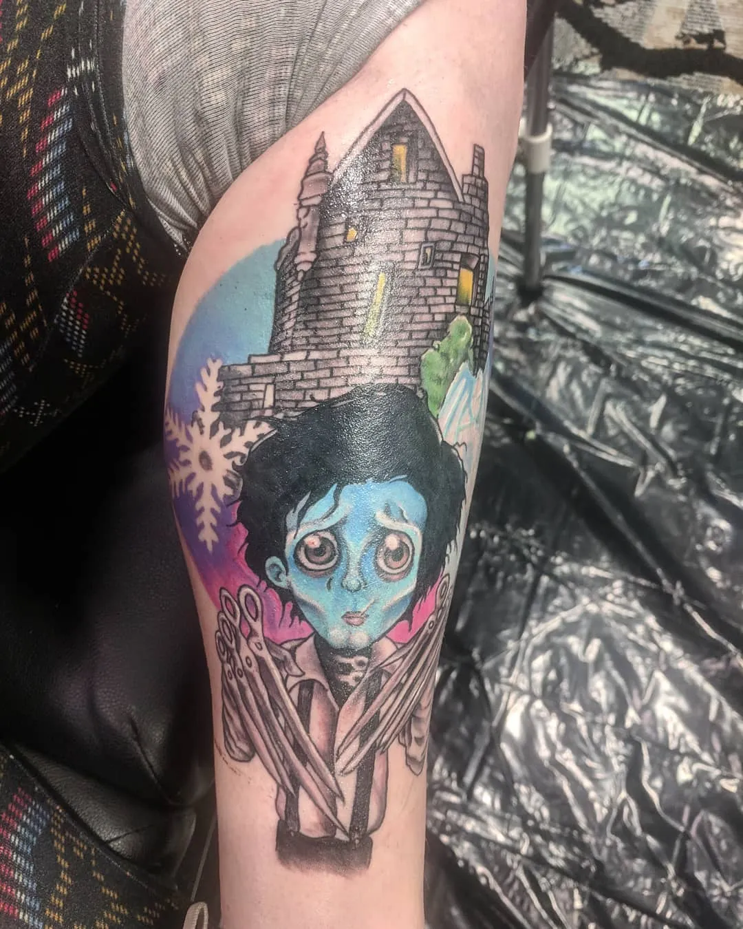 black & grey realism tattoo by TJ Cornelius at Fallen Raven Tattoo Studio in Simpsonville, SC