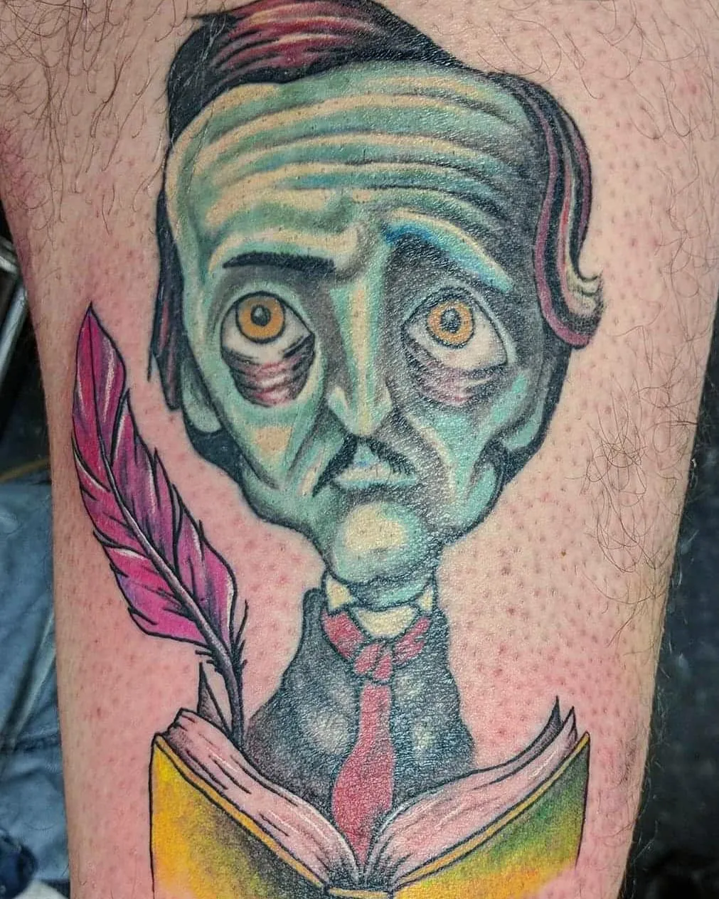 black & grey realism tattoo by TJ Cornelius at Fallen Raven Tattoo Studio in Simpsonville, SC