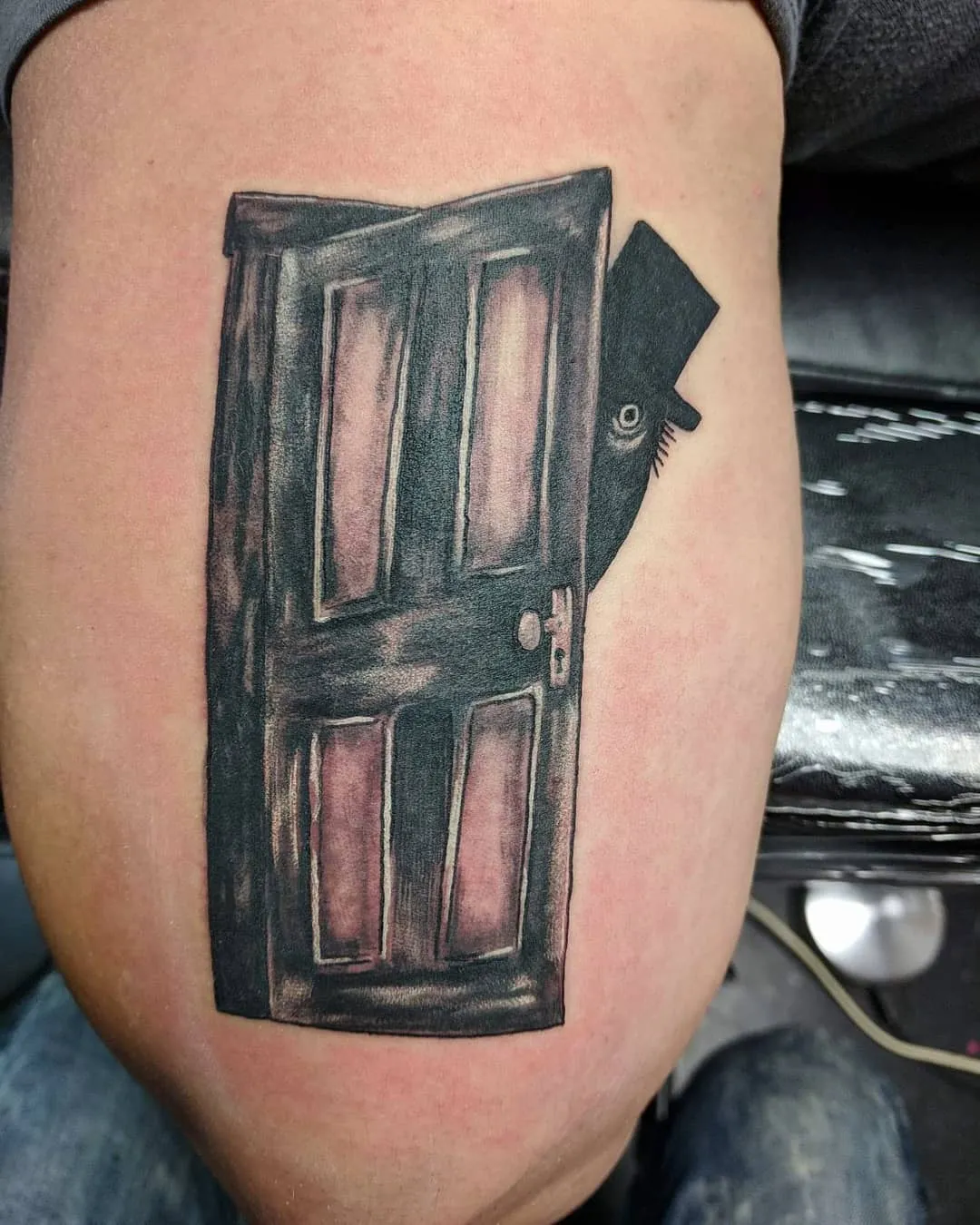 custom tattoos tattoo by TJ Cornelius at Fallen Raven Tattoo Studio in Simpsonville, SC