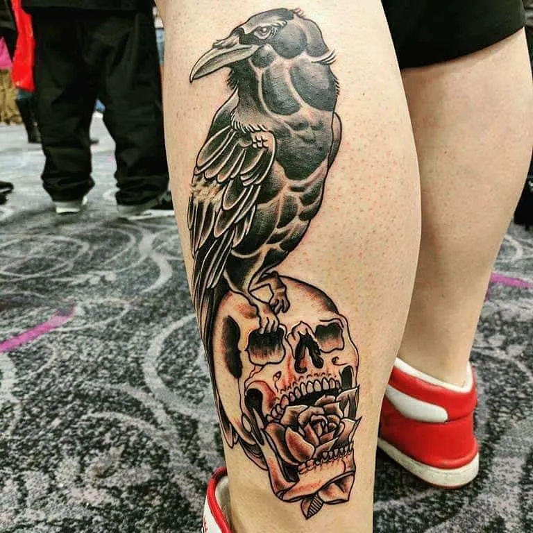 black & grey realism tattoo by TJ Cornelius at Fallen Raven Tattoo Studio in Simpsonville, SC