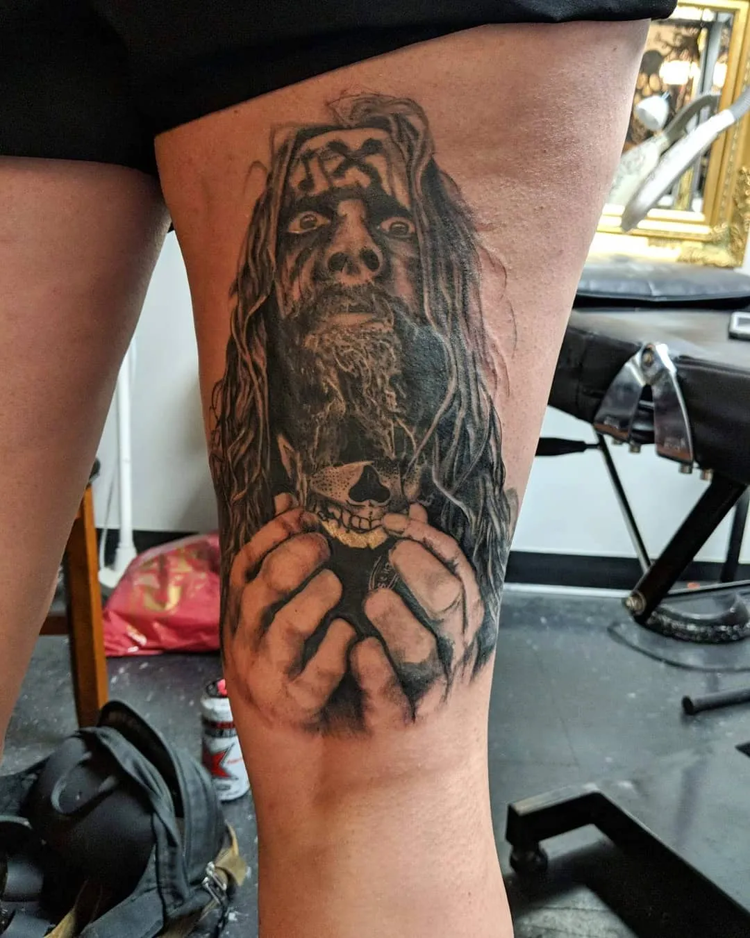 custom tattoos tattoo by TJ Cornelius at Fallen Raven Tattoo Studio in Simpsonville, SC