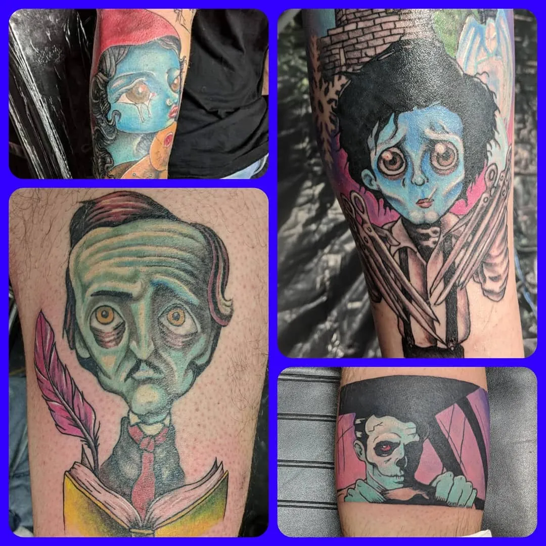 black & grey realism tattoo by TJ Cornelius at Fallen Raven Tattoo Studio in Simpsonville, SC