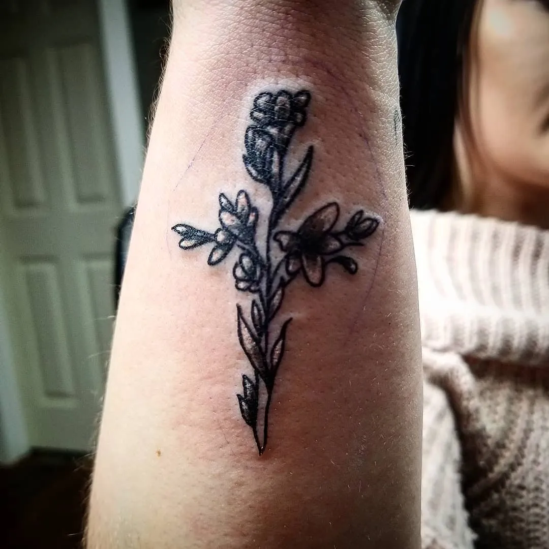 black & grey realism tattoo by Pete Delia at Fallen Raven Tattoo Studio in Simpsonville, SC