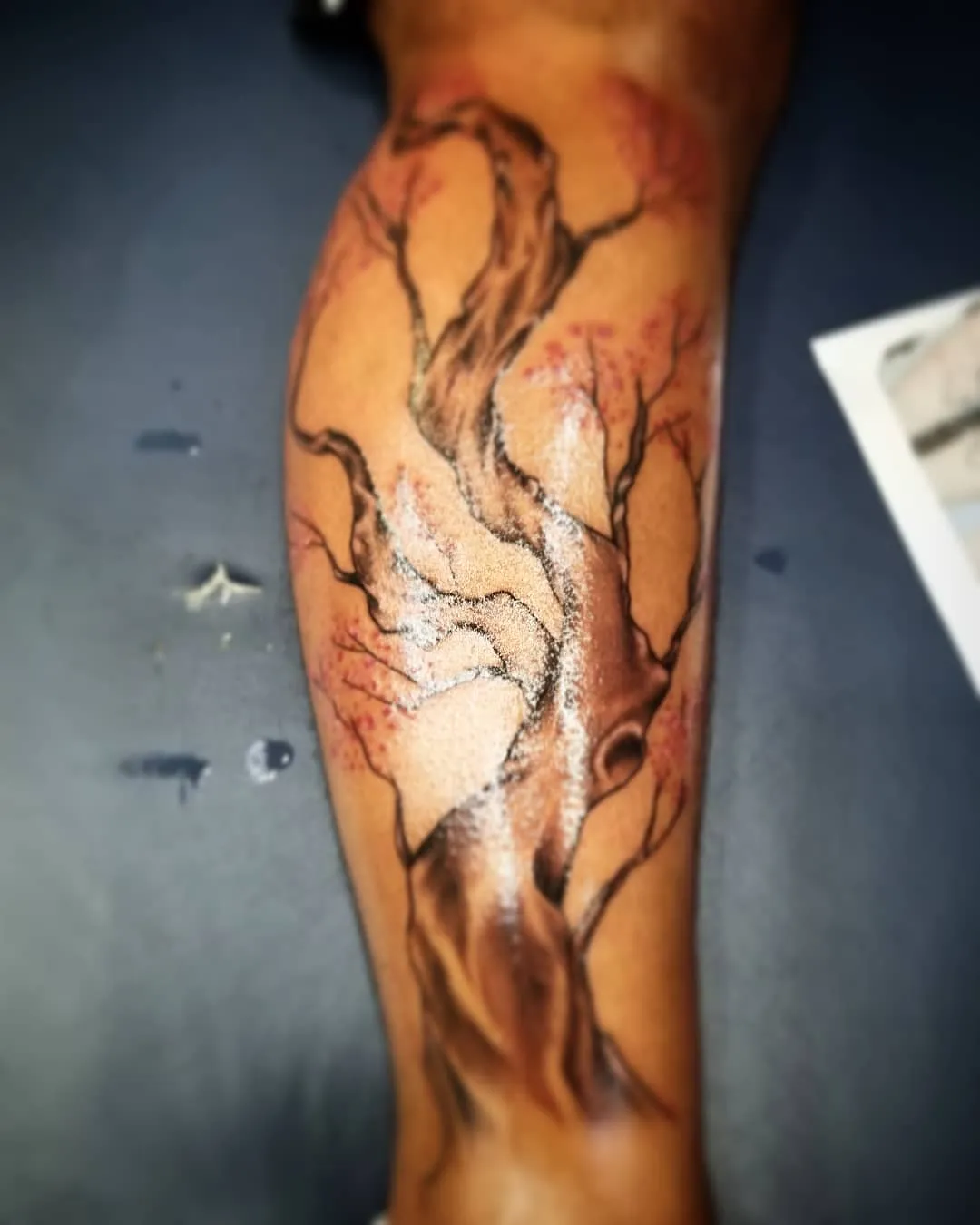 black & grey realism tattoo by Pete Delia at Fallen Raven Tattoo Studio in Simpsonville, SC