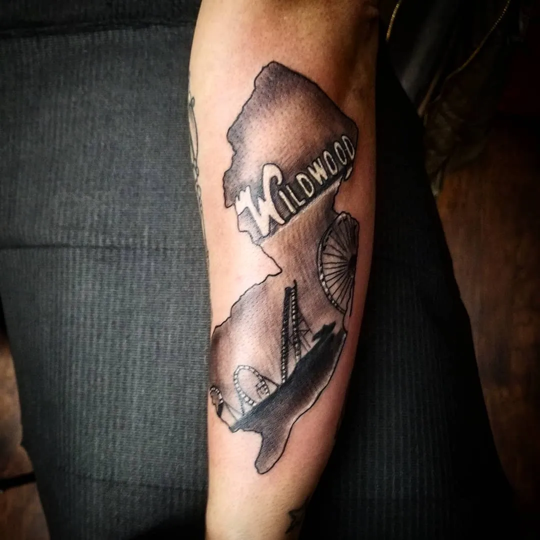 black & grey realism tattoo by Pete Delia at Fallen Raven Tattoo Studio in Simpsonville, SC