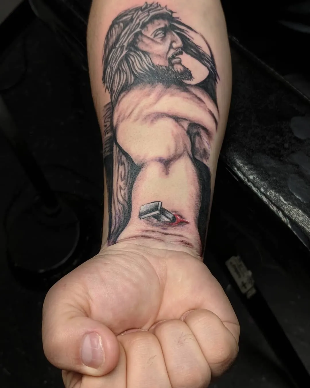 cover-ups tattoo by TJ Cornelius at Fallen Raven Tattoo Studio in Simpsonville, SC