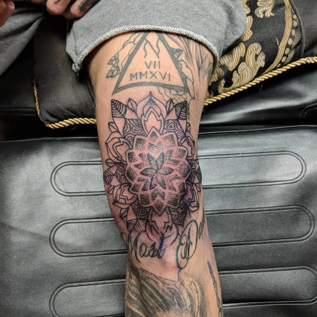 custom tattoos tattoo by TJ Cornelius at Fallen Raven Tattoo Studio in Simpsonville, SC
