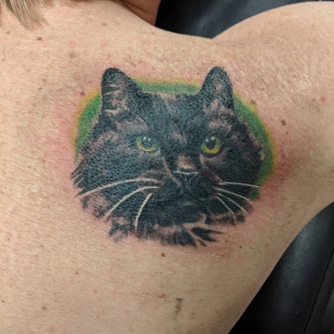 custom tattoos tattoo by TJ Cornelius at Fallen Raven Tattoo Studio in Simpsonville, SC