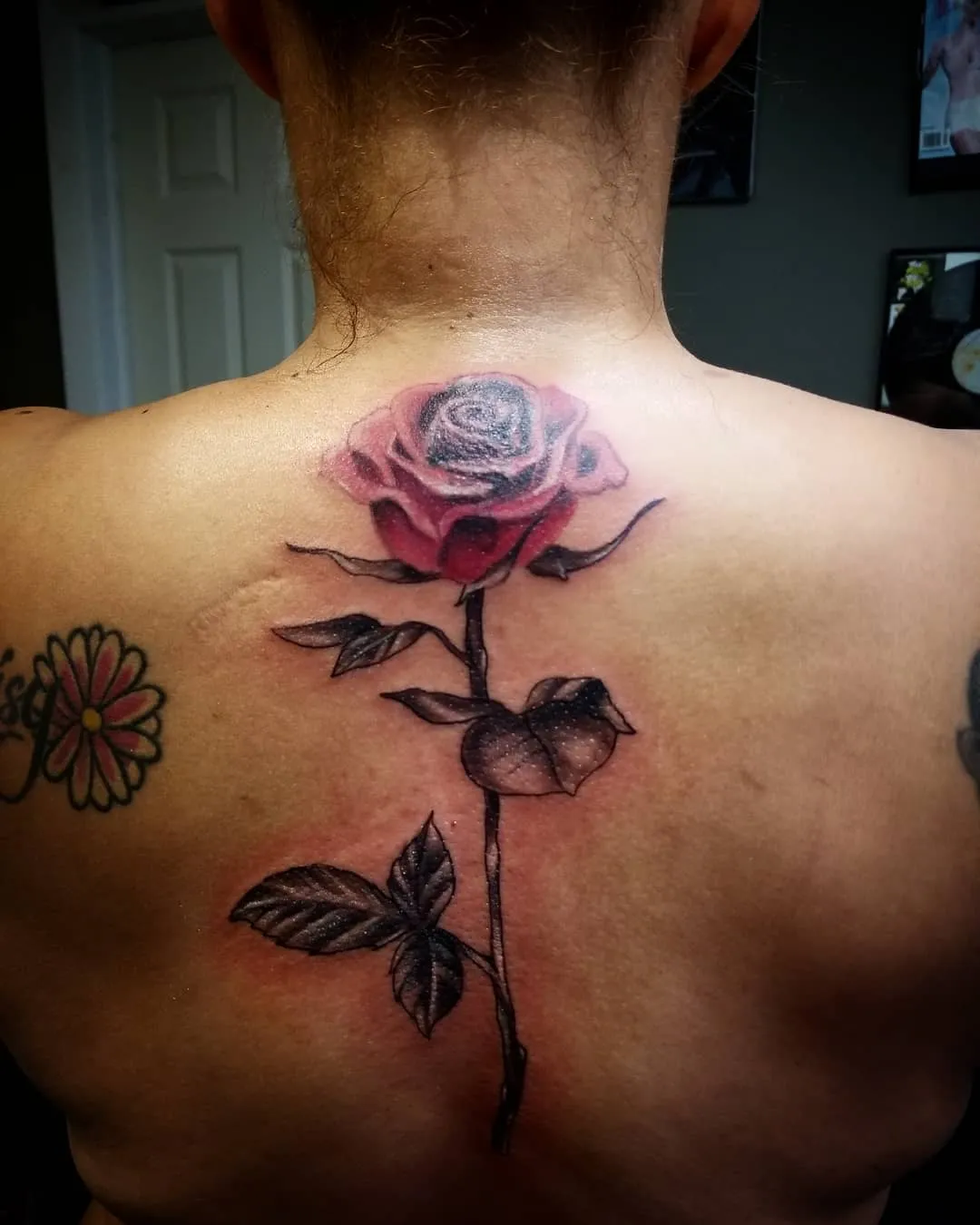 black & grey realism tattoo by Pete Delia at Fallen Raven Tattoo Studio in Simpsonville, SC