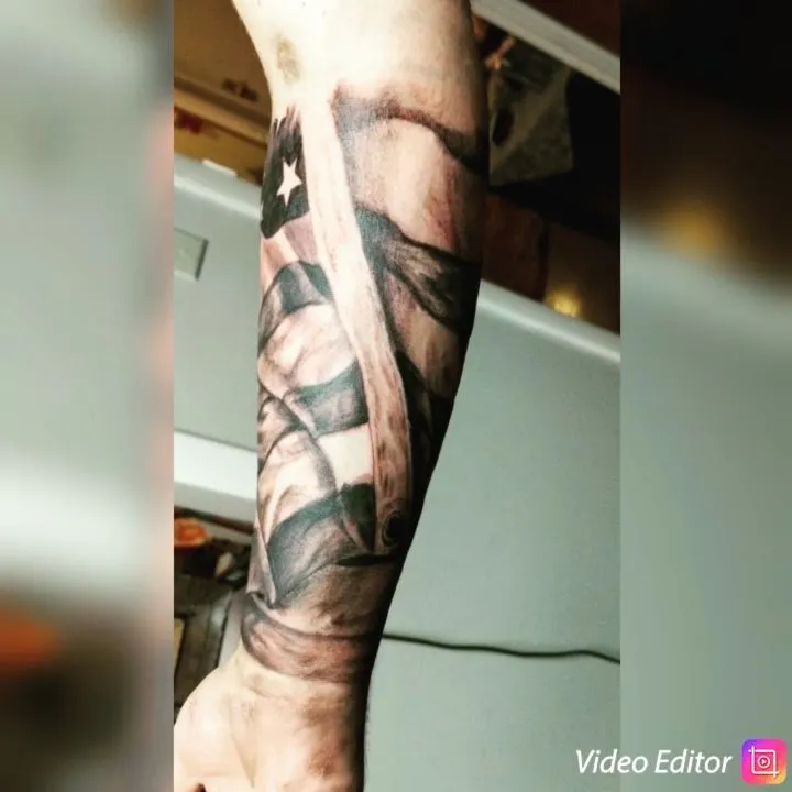 custom tattoos tattoo by TJ Cornelius at Fallen Raven Tattoo Studio in Simpsonville, SC