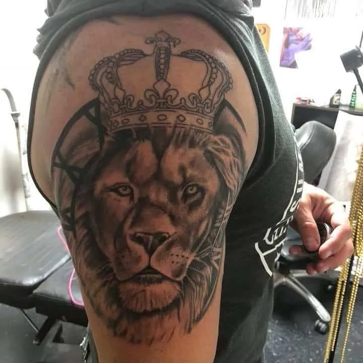 black & grey realism tattoo by TJ Cornelius at Fallen Raven Tattoo Studio in Simpsonville, SC