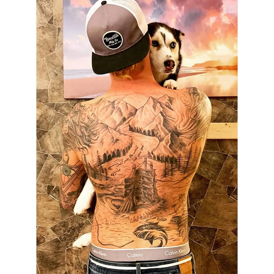 black & grey realism tattoo by TJ Cornelius at Fallen Raven Tattoo Studio in Simpsonville, SC