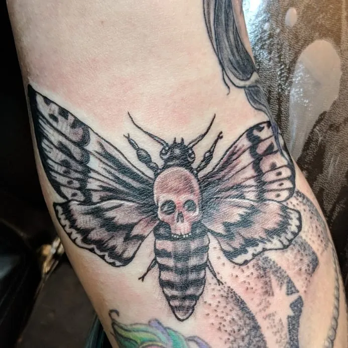 custom tattoos tattoo by TJ Cornelius at Fallen Raven Tattoo Studio in Simpsonville, SC