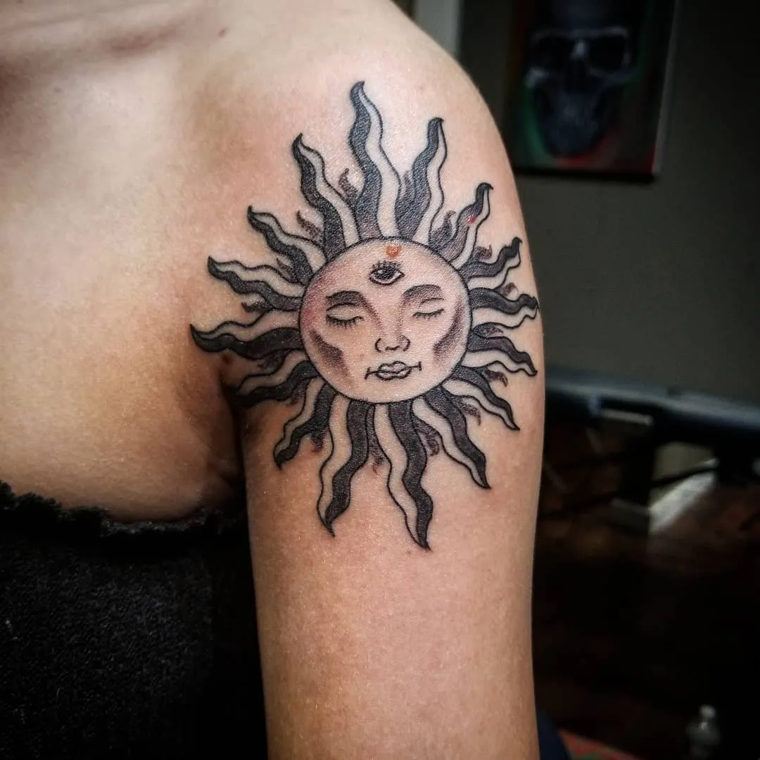 black & grey realism tattoo by Pete Delia at Fallen Raven Tattoo Studio in Simpsonville, SC