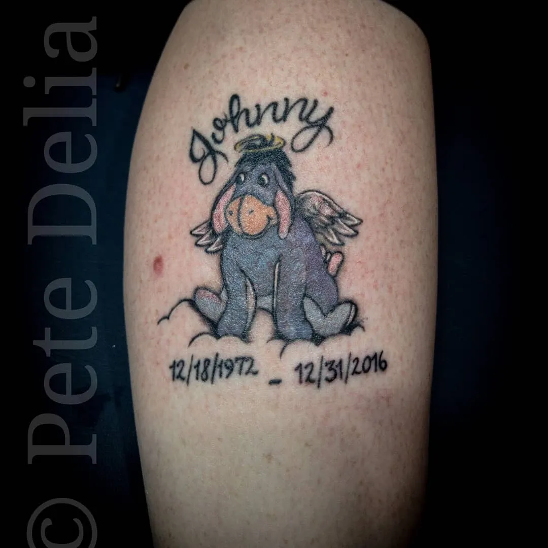black & grey realism tattoo by Pete Delia at Fallen Raven Tattoo Studio in Simpsonville, SC