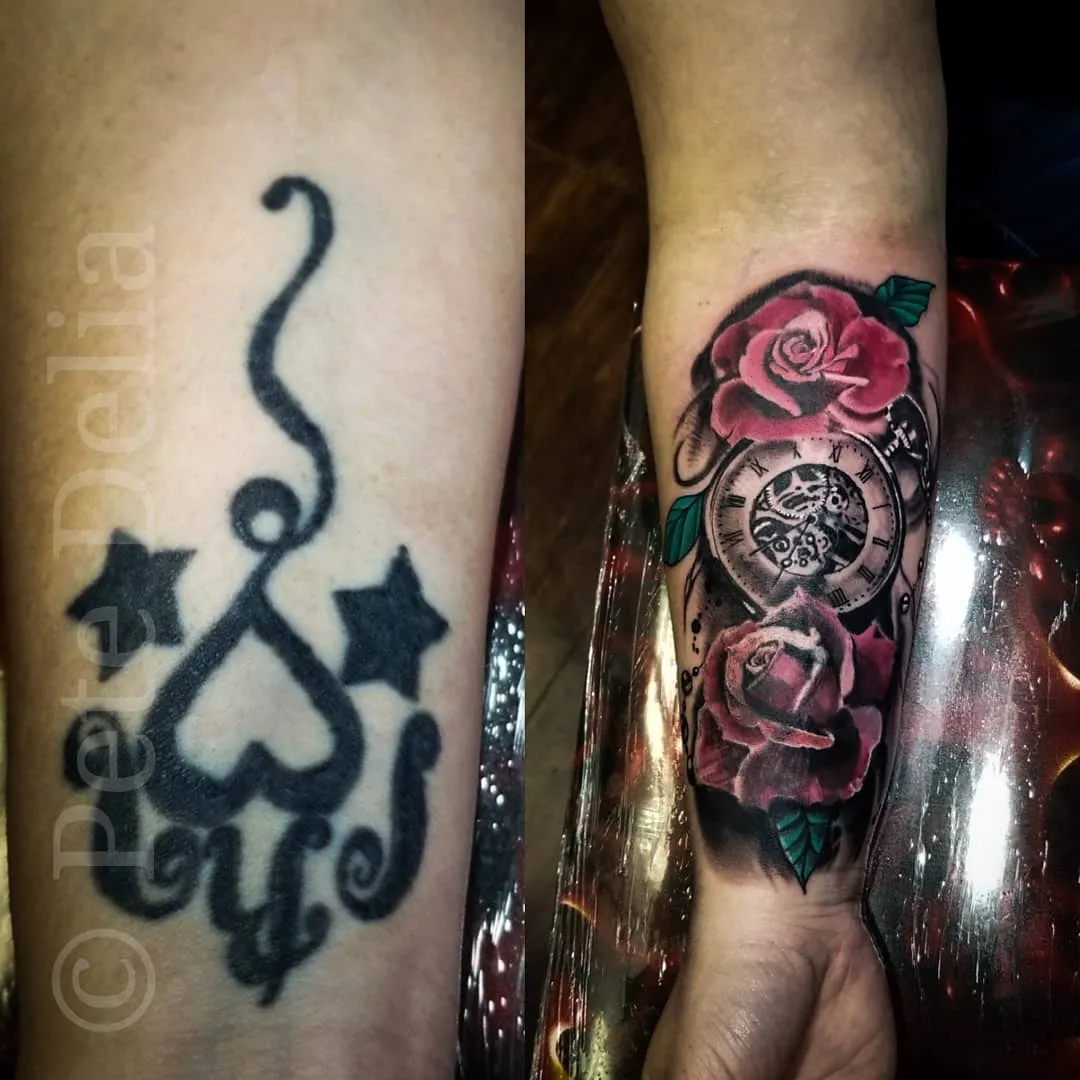 black & grey realism tattoo by Pete Delia at Fallen Raven Tattoo Studio in Simpsonville, SC
