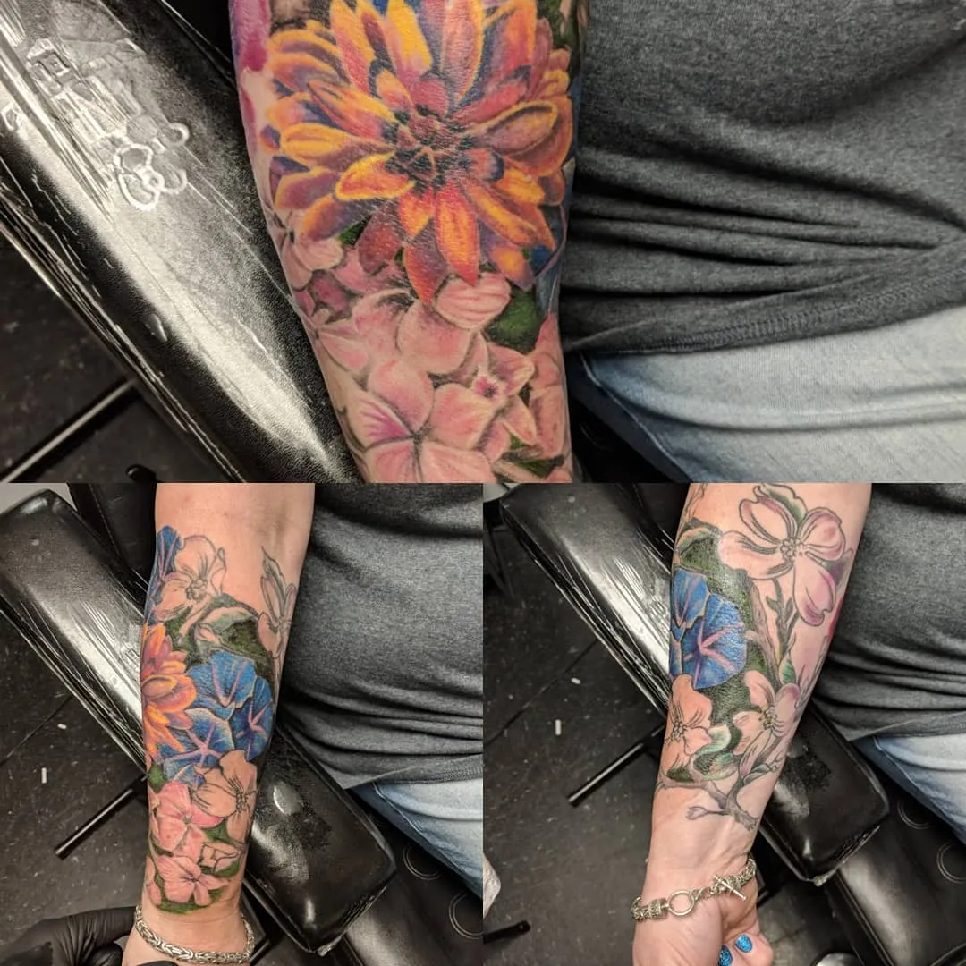 black & grey realism tattoo by TJ Cornelius at Fallen Raven Tattoo Studio in Simpsonville, SC
