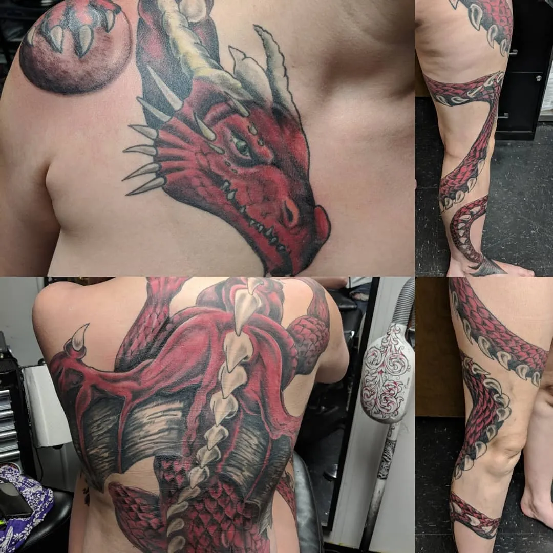 cover-ups tattoo by TJ Cornelius at Fallen Raven Tattoo Studio in Simpsonville, SC