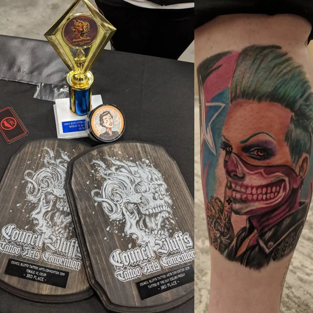 custom tattoos tattoo by TJ Cornelius at Fallen Raven Tattoo Studio in Simpsonville, SC