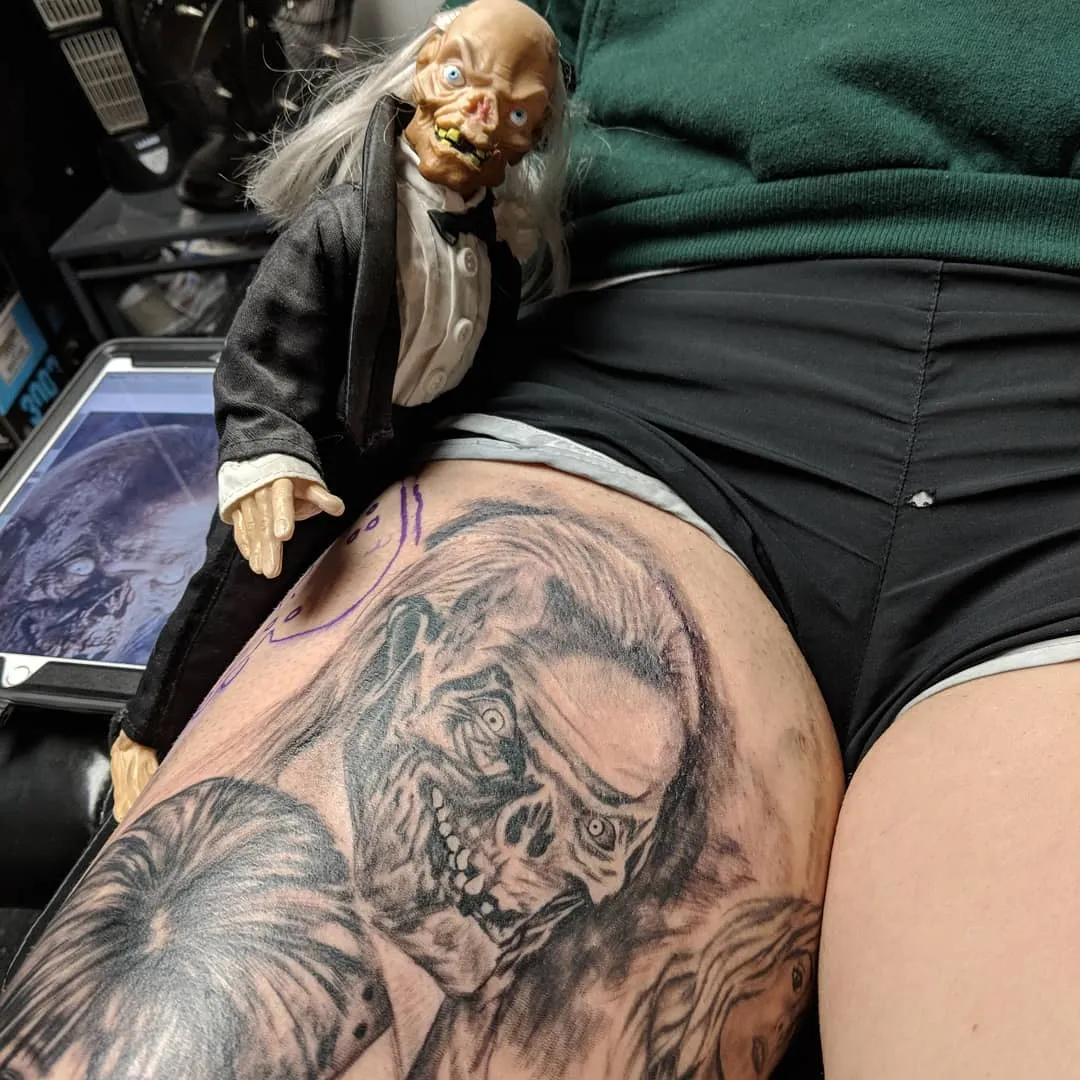 custom tattoos tattoo by TJ Cornelius at Fallen Raven Tattoo Studio in Simpsonville, SC