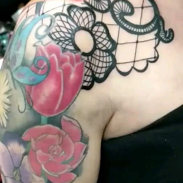 custom tattoos tattoo by TJ Cornelius at Fallen Raven Tattoo Studio in Simpsonville, SC