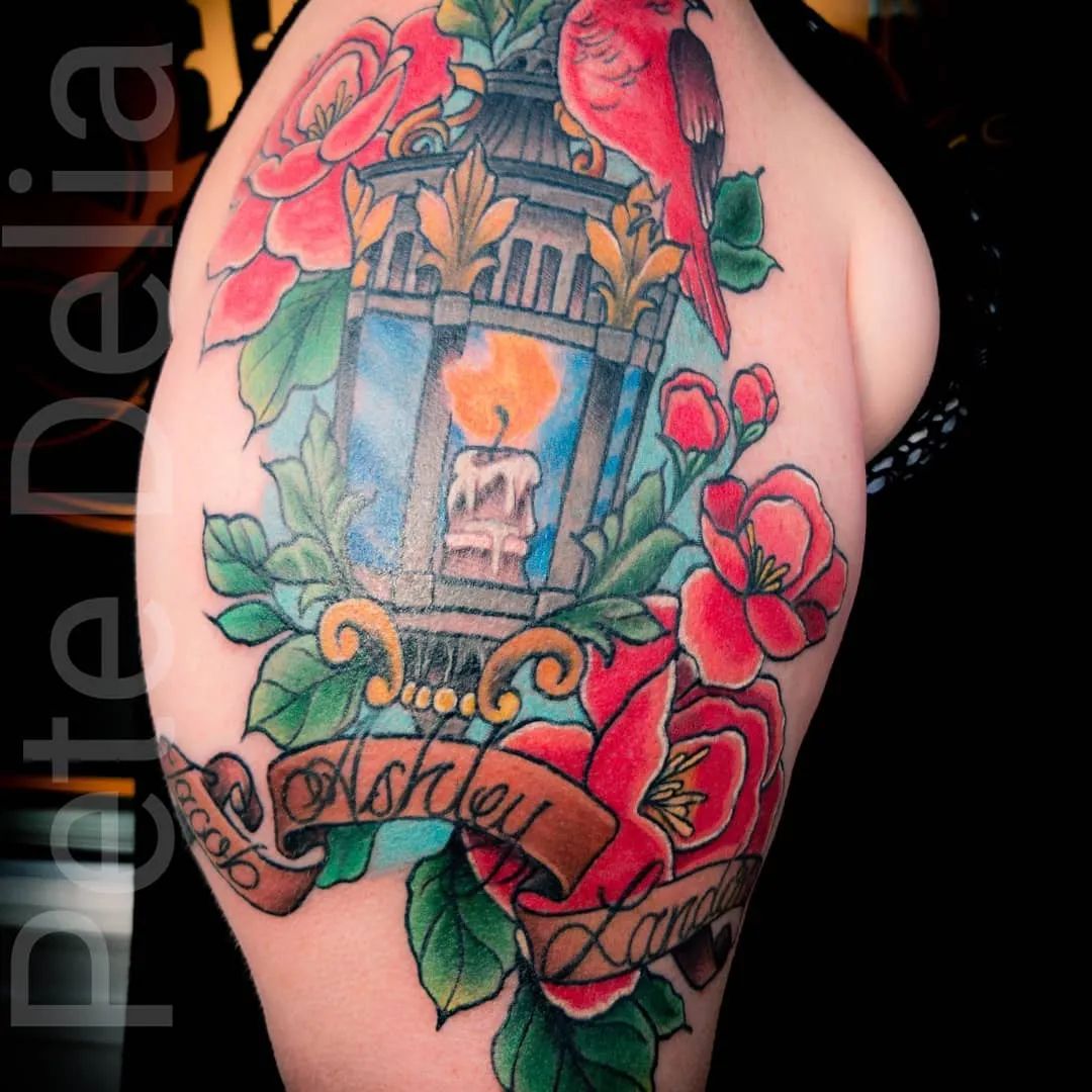 black & grey realism tattoo by Pete Delia at Fallen Raven Tattoo Studio in Simpsonville, SC