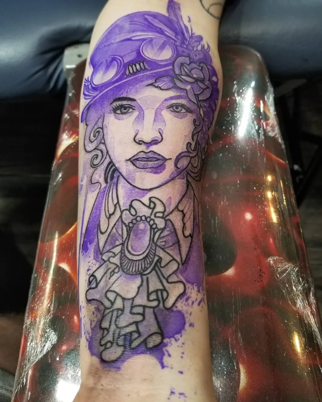 black & grey realism tattoo by Pete Delia at Fallen Raven Tattoo Studio in Simpsonville, SC