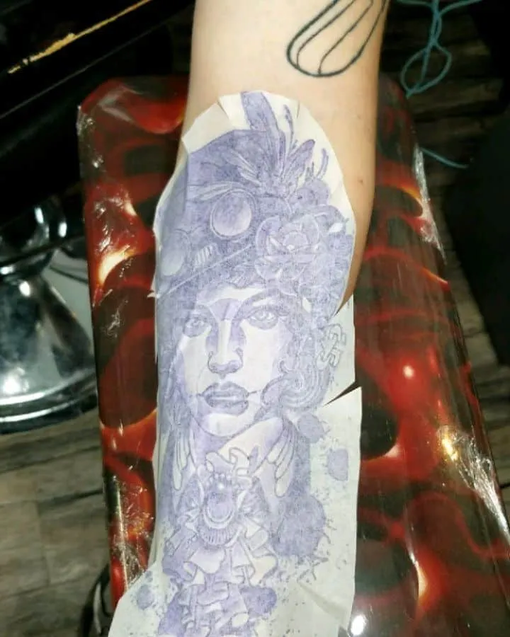 black & grey realism tattoo by Pete Delia at Fallen Raven Tattoo Studio in Simpsonville, SC