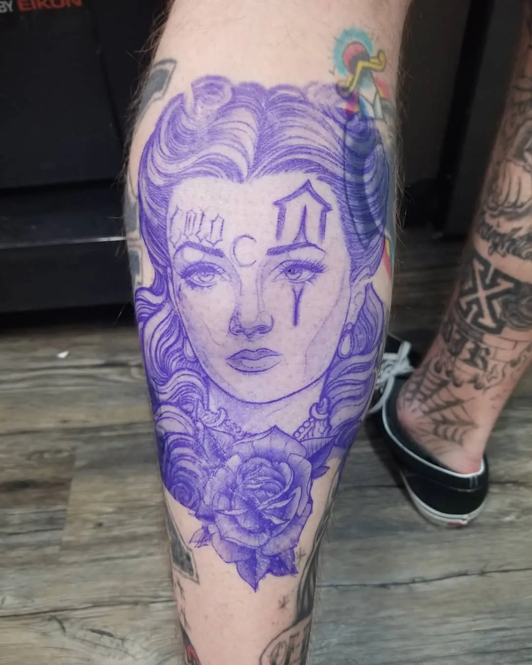black & grey realism tattoo by Pete Delia at Fallen Raven Tattoo Studio in Simpsonville, SC