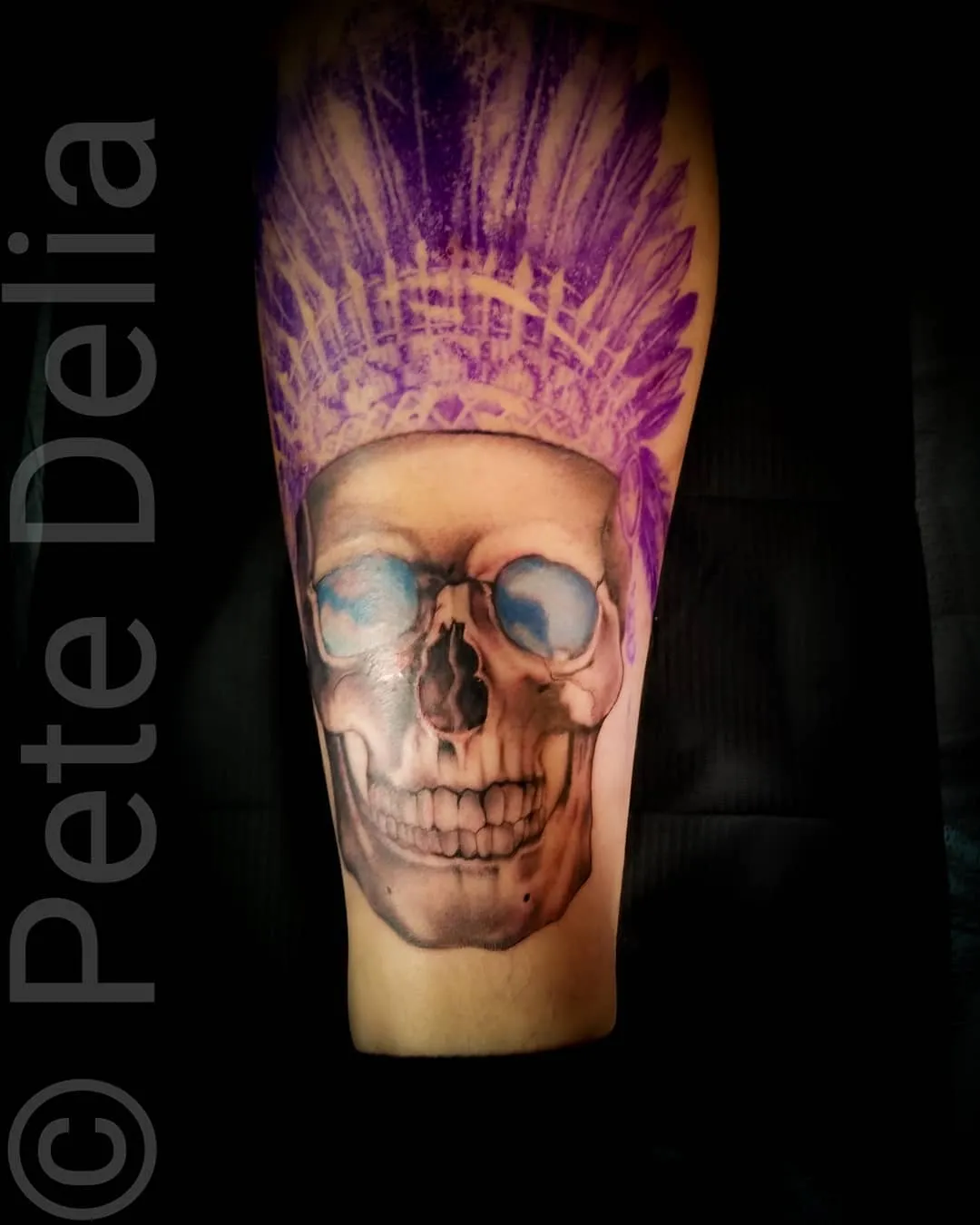 black & grey realism tattoo by Pete Delia at Fallen Raven Tattoo Studio in Simpsonville, SC