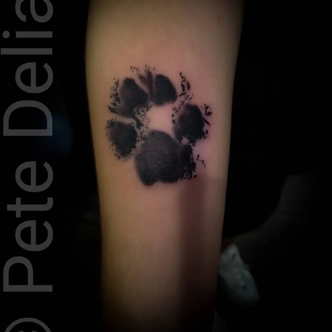 black & grey realism tattoo by Pete Delia at Fallen Raven Tattoo Studio in Simpsonville, SC
