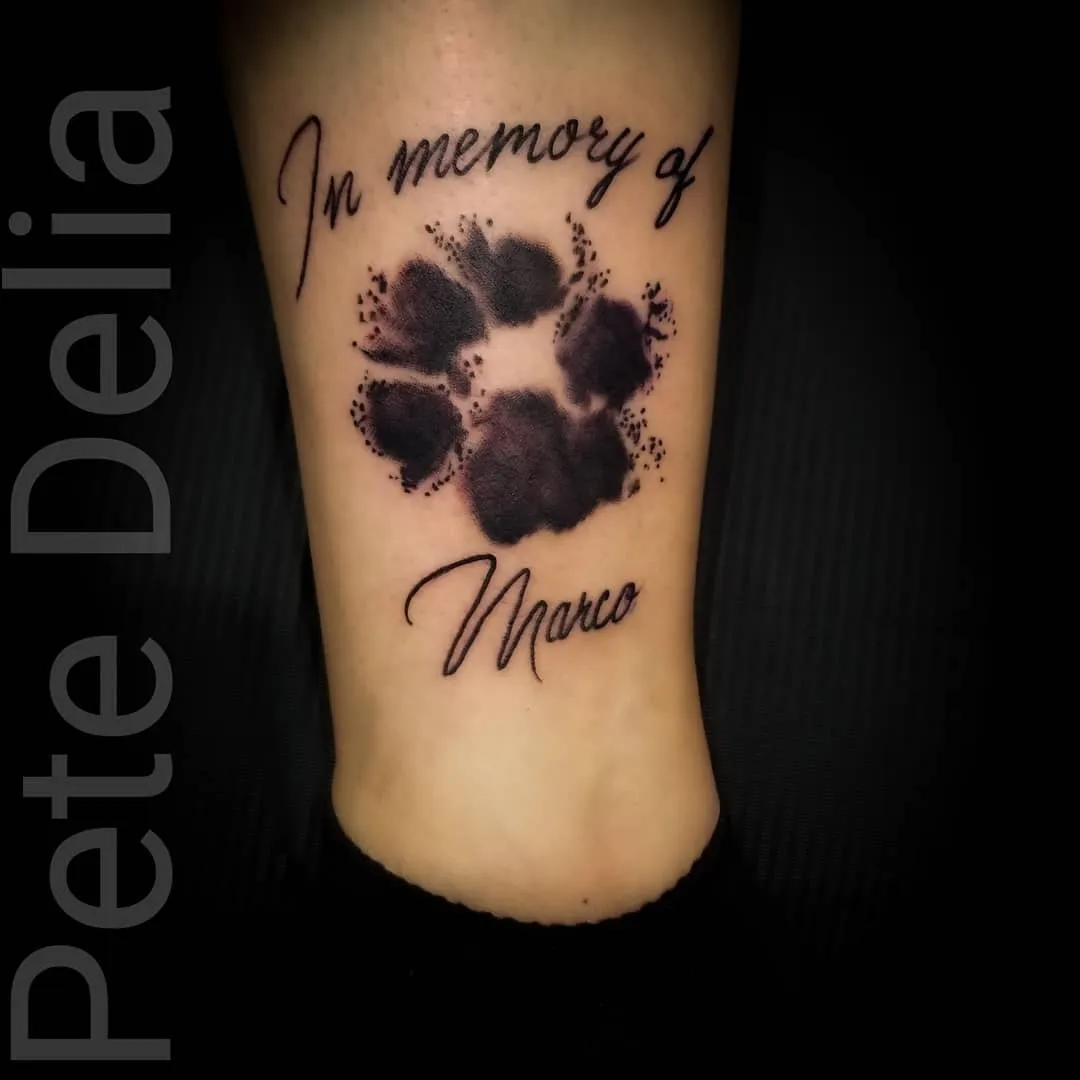 black & grey realism tattoo by Pete Delia at Fallen Raven Tattoo Studio in Simpsonville, SC