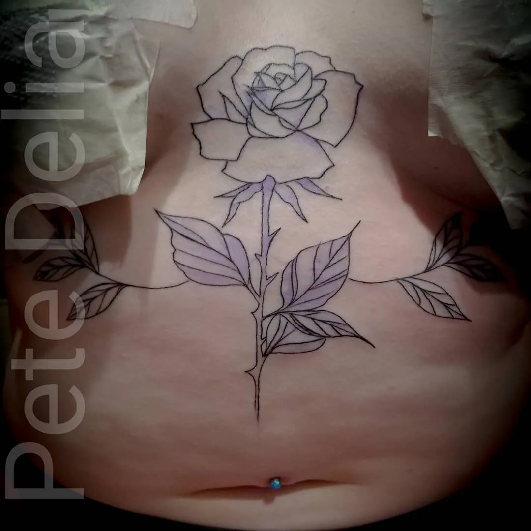 black & grey realism tattoo by Pete Delia at Fallen Raven Tattoo Studio in Simpsonville, SC
