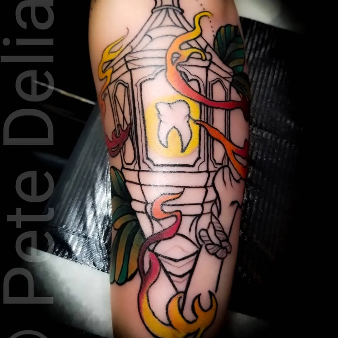 black & grey realism tattoo by Pete Delia at Fallen Raven Tattoo Studio in Simpsonville, SC