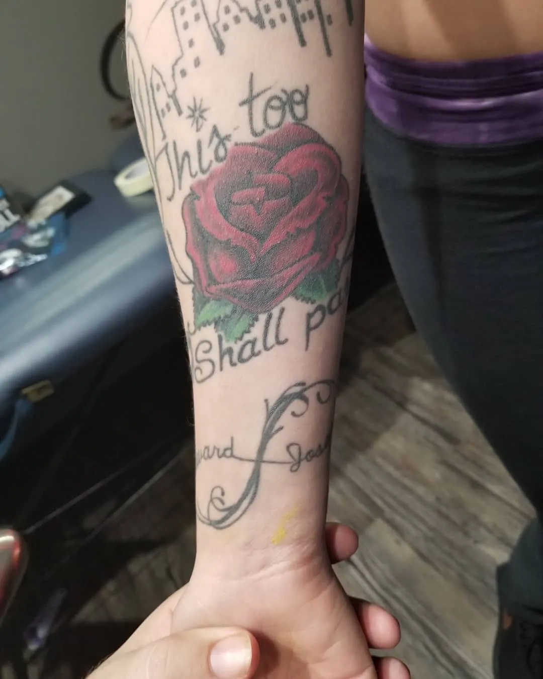 black & grey realism tattoo by Pete Delia at Fallen Raven Tattoo Studio in Simpsonville, SC