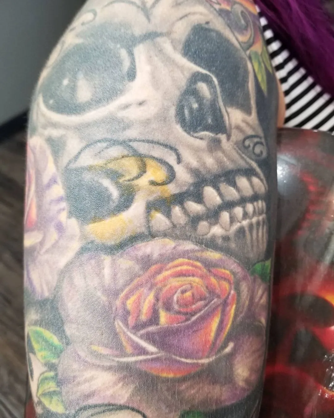 black & grey realism tattoo by Pete Delia at Fallen Raven Tattoo Studio in Simpsonville, SC