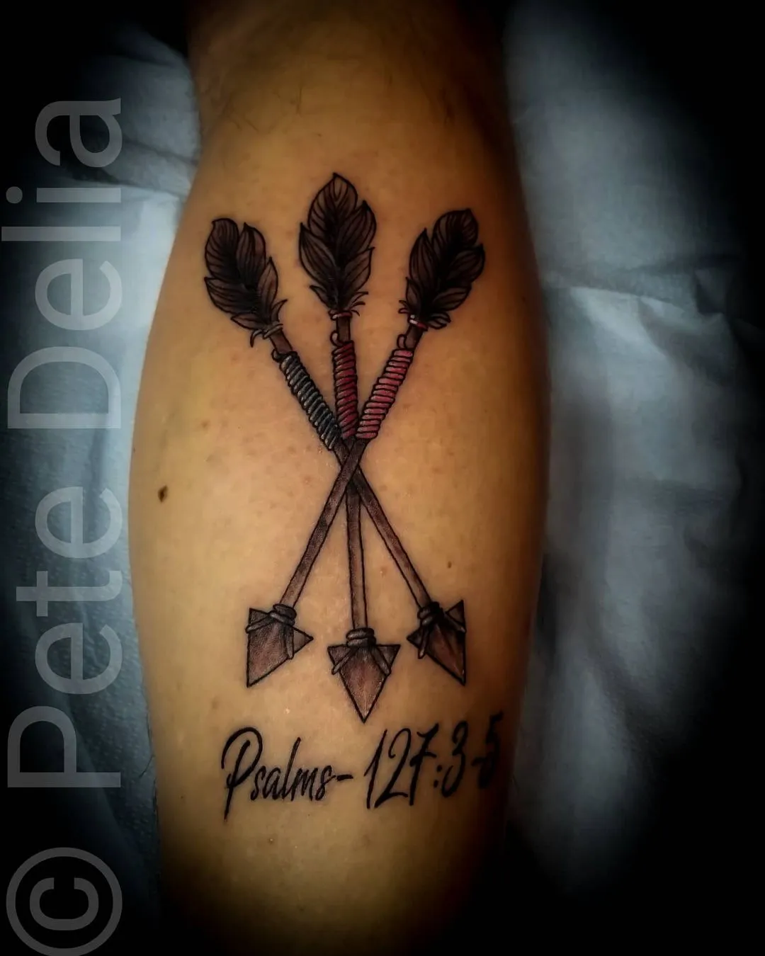 black & grey realism tattoo by Pete Delia at Fallen Raven Tattoo Studio in Simpsonville, SC